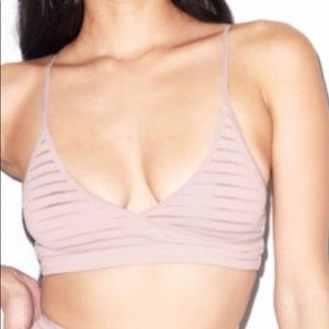 American apparel old pink bralet